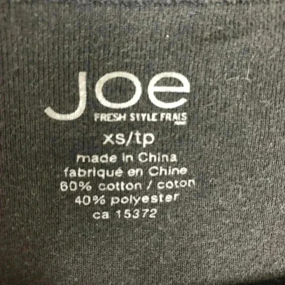 Joe Fresh Black Long Sleeved Thermal Shirt Size XS - Picture 6 of 16